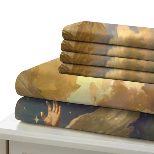 Housses de couettes Jésus en microfibre douce contre la transpiration nocturne - 6