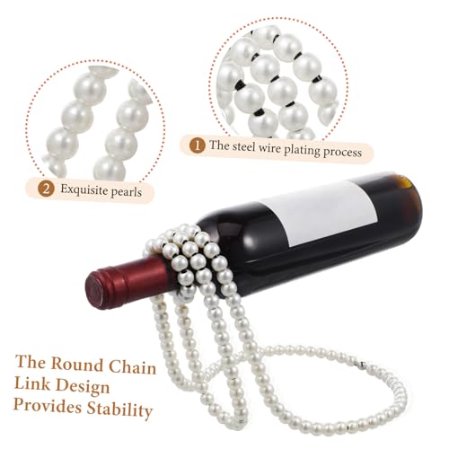 Casier à vin suspendu créatif en fer blanc pour bouteille rouge - 5