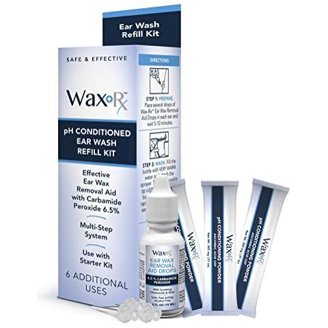Doctor Easy Wax-Rx Ph Conditioned Ear Wash Refill Kit, 1.7 Ounce Cover