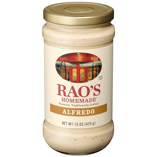 Rao's Homemade Alfredo Sauce 15 oz, Creamy Pasta Sauce, Premium