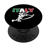 Italien Eishockey-Liebhaber Trikot – italienische Hockey-Team-Fans PopSockets mit austauschbarem PopGrip