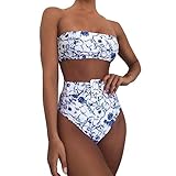 bikini für sportliche figur ✩ Anmerkung: Bitte beachten Sie die Größe Vor dem Kauf, Der Bekleidung ist in Asia Size und fällt klein aus,es wäre besser falls Sie eine Nummer grössere auszuwählen.