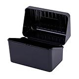 cici store Business Card Organizer For Case With Lid For 300 Cards Plastic Name Cards Storage Box For 3X5Inches Business Card Gift Business Card Case Plastic Business Card Case For Men Women Business