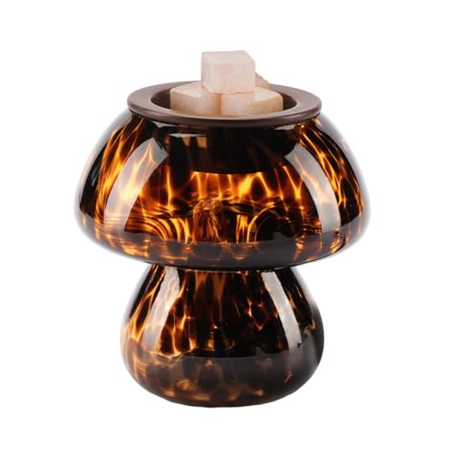 Candeldo Wax Melt Warmer Mushroom Electric Wax Warmer Tortoise Shell