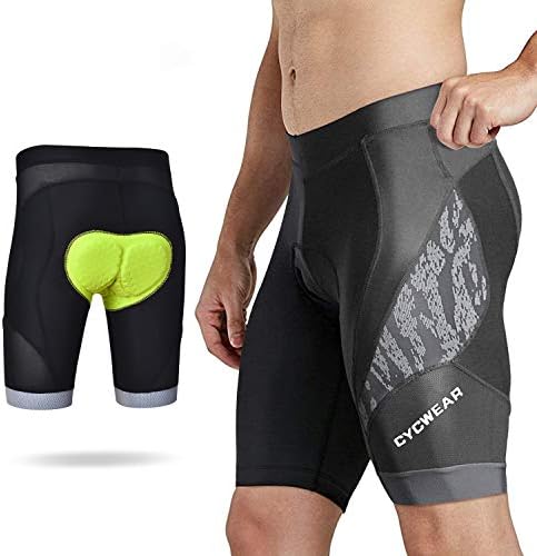 Men's Cycling Underwear Shorts 3D Gel Padded Bike Undershorts MTB Bicycle Underwear