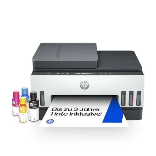 HP Smart Tank 7305 3-in-1 Multifunktionsdrucker (WLAN; Duplex; ADF) – 3 Jahre Tinte inklusive, 3 Jahre Garantie, großer Tintentank, hohe Reichweite, Drucken in hoher Qualität HP Smart Tank 7305 3-in-1 Multifunktionsdrucker (WLAN; Duplex; ADF) – 3 Jahre Tinte inklusive, 3 Jahre Garantie, großer Tintentank, hohe Reichweite, Drucken in hoher Qualität