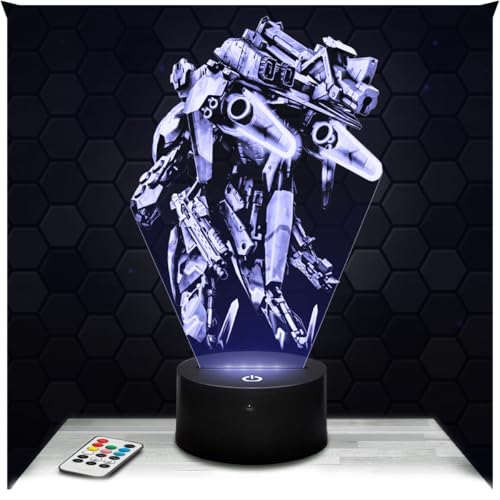 Lampephoto.fr - Xeno blade Chron. X Open-World Action-RPG 3D Lampe Taktile Videospiele Geschenk Geek Mann Gamer Touch Nachtlicht 3d Led Illusion, Geschenkidee zu Weihnachten oder Geburtstag für Männer