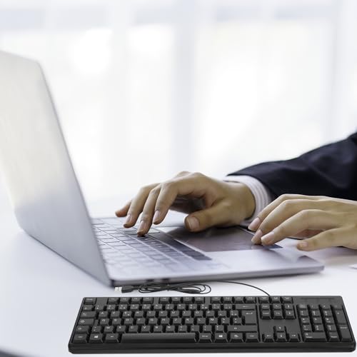 Clavier d'ordinateur filaire USB et souris en ABS stable BESTYASH - 6