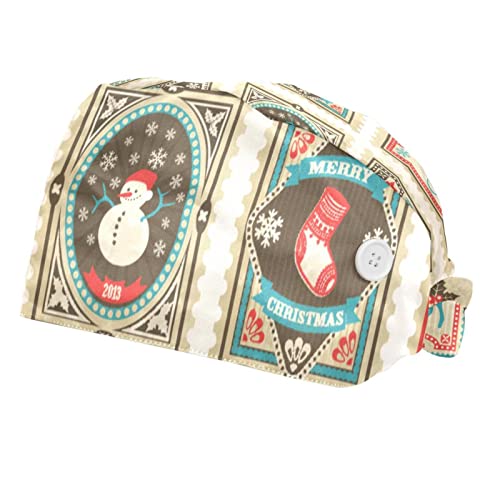 Chapeaux de travail timbres de Noël vintage pour illuminer vos journées en cuisine et atelier