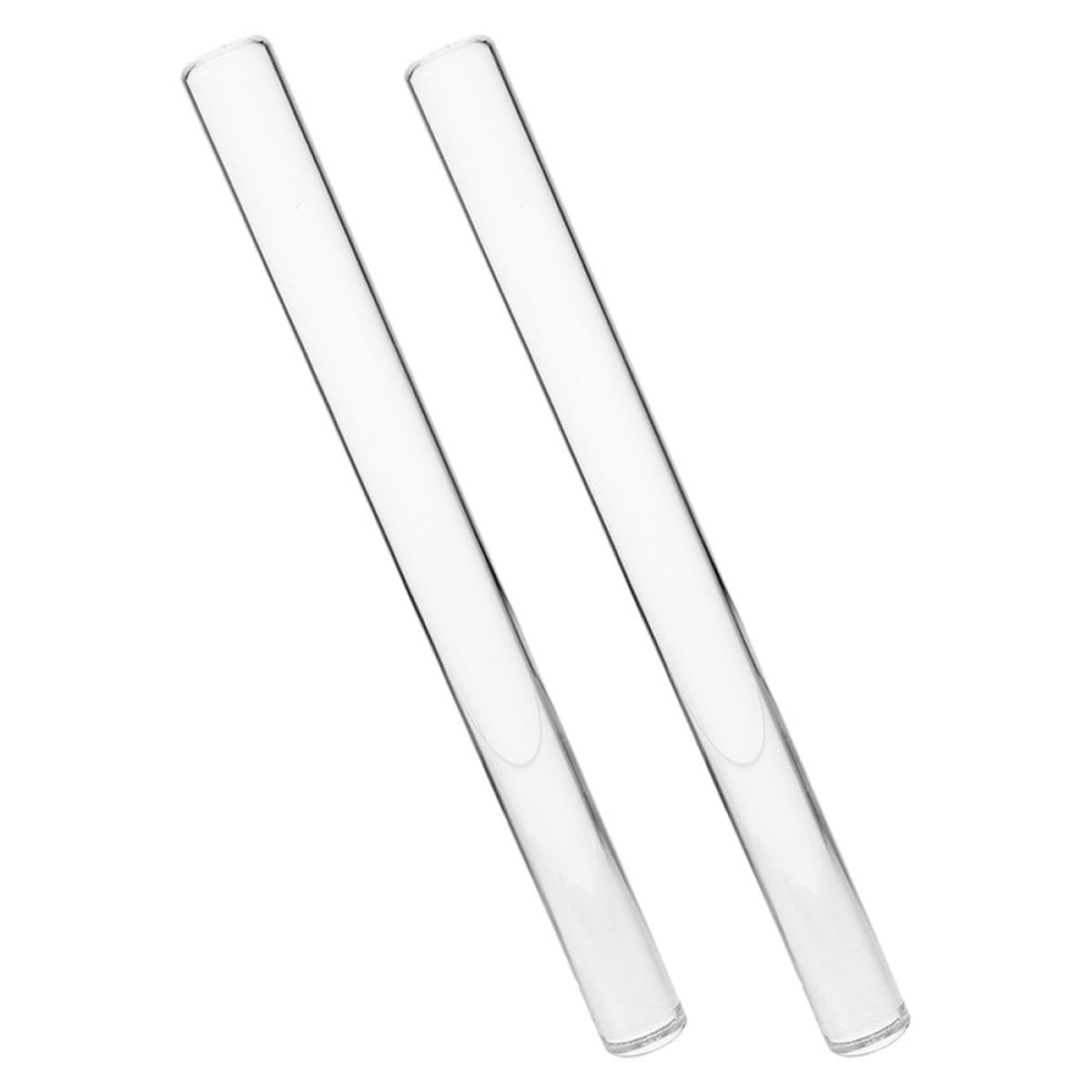 Nudelholz Multifunktionales Backzubehör Antihaftbeschichtete Transparent 2 Stück Acryl Teigrollstäbe für Fondant und Kekse für Küche und Backen