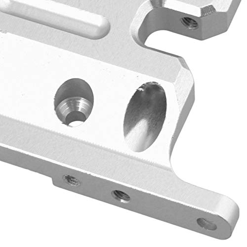 Mxfans Silver Accessory Ax80024 Center Skid Plate Replacement For Axial Scx10 Electric 4Wd Rc1:10 #TOP4