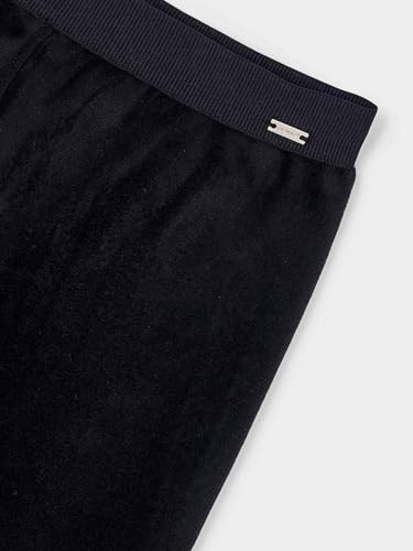 Mayoral Basic Velvet Leggings for Girls Black3