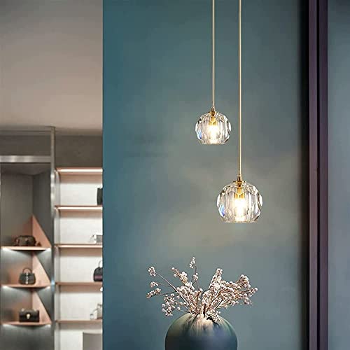 Chandelier MODIAL en or brossé, la suspension luxe postmoderne