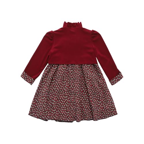 Robe avec veste d'extérieur bébé fille pour habillage facile