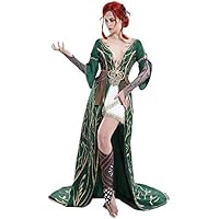 miccostumes Triss Merigold - Disfraz de DLC para mujer, disfraz