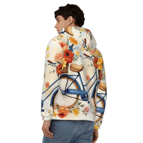 Sudadera con capucha y cierre para hombre miniatura 4