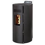 Pack Poêle à granules Interstoves LEANDRO 9 Etanche + Kit Conduit Ventouse (sortie façade)  