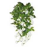 Floristrywarehouse Petunia Bush Artificial Silk Long Trailing 32 Inch White