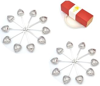 20PCS Tea Infuser, Tea Strainer with Handle, Premium Tea Infusers for Loose Tea, Tea Steeper for Tea Flavoring Herbal Spices Seasonings