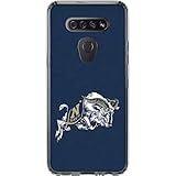 Skinit Clear Phone Case Compatible with LG K51/Q51 - Officially Licensed United States Naval Academy Bill The Goat Design