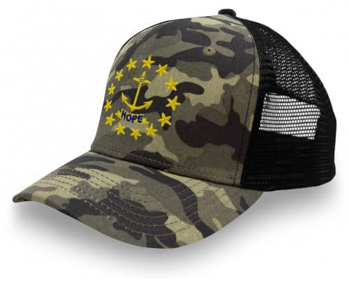 Image of International Tie State Hat for Men and Women, Adjustable Snapback Trucker Baseball Cap with Embroidered Patch