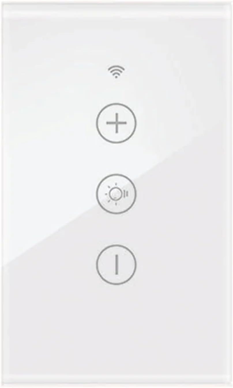 Tuya US Smart Life LED Dimmer Switch, WiFi Remote, Home Lights Dimming, Touch Switches, Voice Control Black