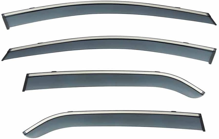 Car Windshield Rain Guards for BYD S1 MK1 2015-2016, Front Rear Window Wind Deflectors Visors Waterproof Deflector Windows Exterior Accessories