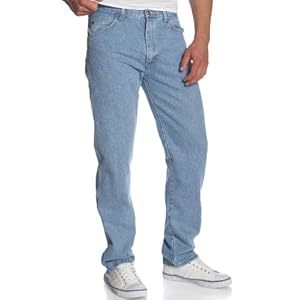 Wrangler ［ラングラー］ ジーパン メンズ 丈夫 クラシックフィット ストーンウォッシュ W40 L29" 