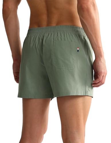 Image of U.S. Polo ASSN. Mens OEX05 Mid Rise Solid Inner Boxers - Pack of 2