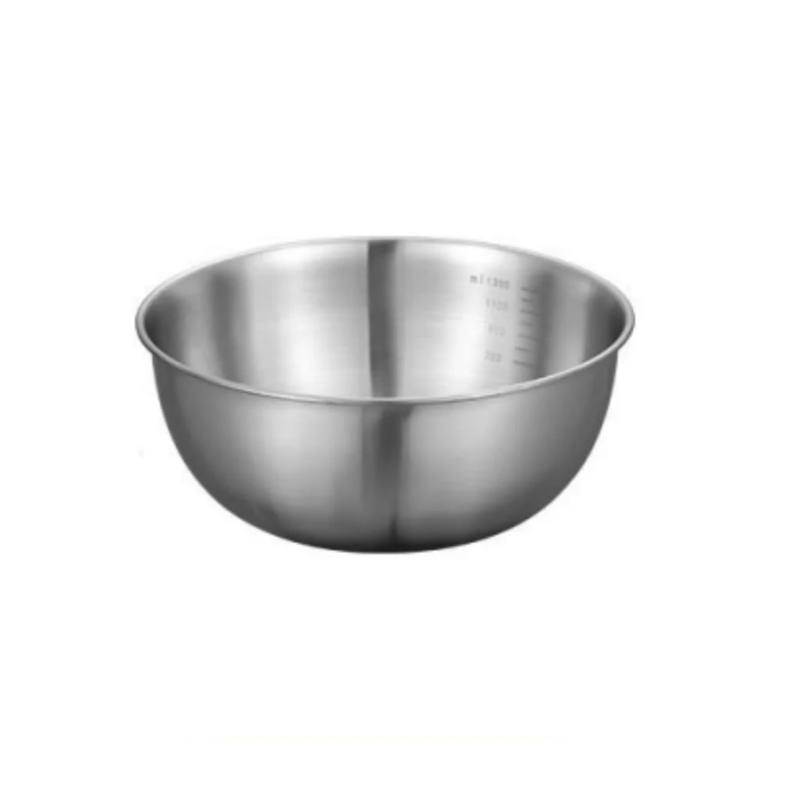 Juego de tazones de acero inoxidable for cocinar, hornear y almacenar alimentos, tazones for mezclar de gran capacidad for elementos esenciales de cocina(Silver M 1pc)