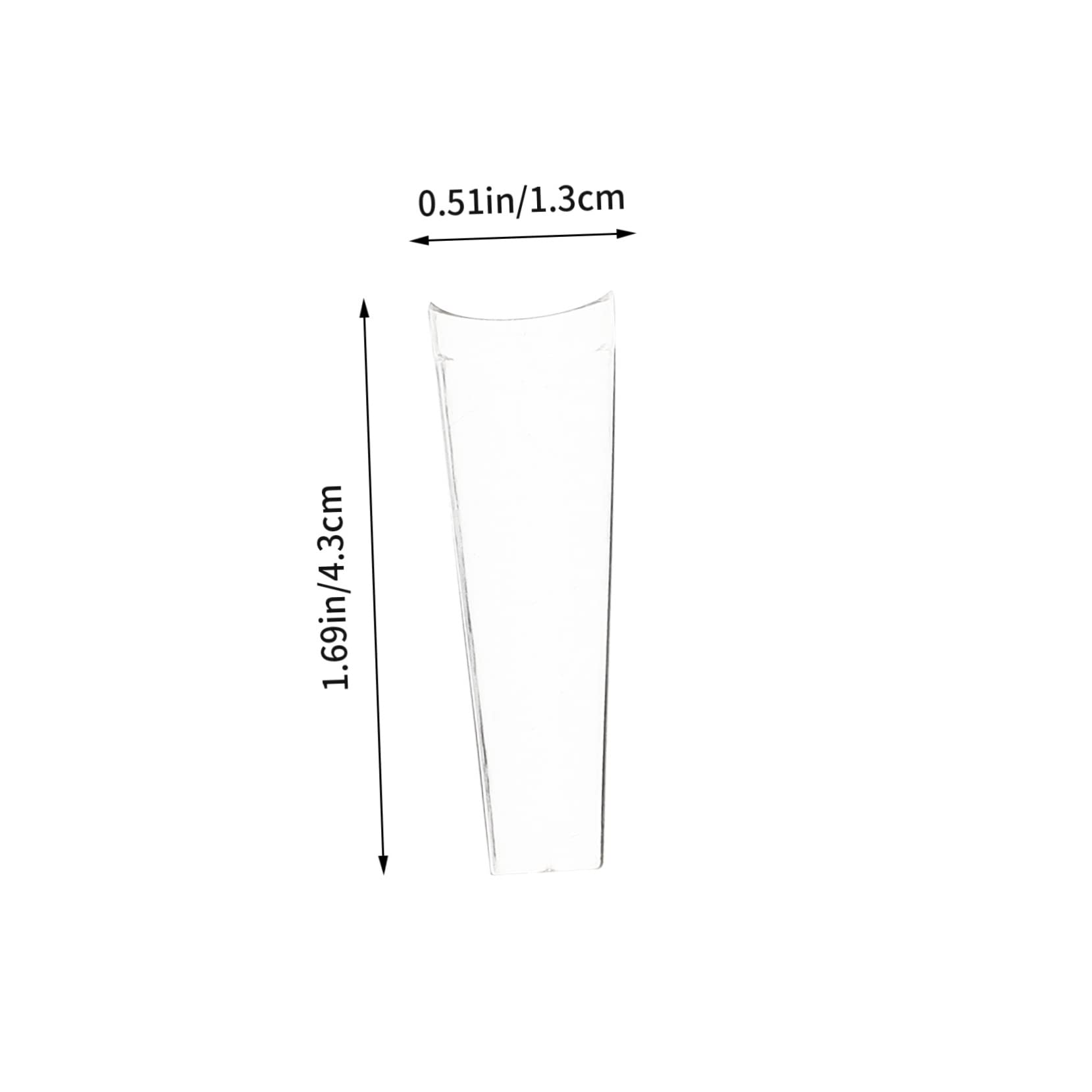 minkissy 1512pezzi Punte Per Unghie Extra Lunghe Curvate Copertura Completa Per Manicure Unghie Artistiche Fatte Mano Adatte Per Gel e Decorazioni Trasparenti e Resistente