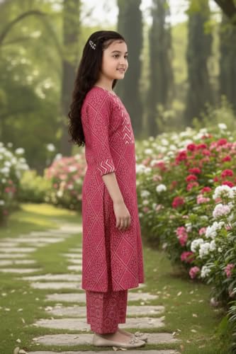 Image of Girls Girls Kurta Set