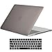 ProCase MacBook Pro 13 Case 2018 2017 2016 Release A1989 A1706 A1708, Hard Case Shell Cover and Keyboard Skin Cover for Apple MacBook Pro 13 Inch with/Without Touch Bar and Touch ID -Gray
