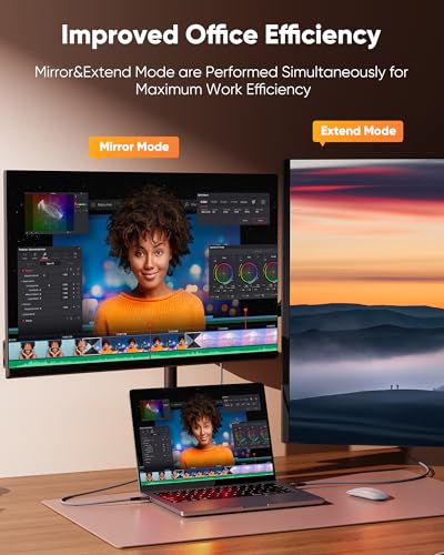 USB C à HDMI câble 6ft 4K 60Hz, Snowkids 4K [Anti-ingérence, plaqué or] USB Type C à HDMI Câble Thunderbolt 3/4 Compatible pour Mac-Book Pro/Air, i-Pad Pro, Android Ga-laxy s22/S20, Surface Pro