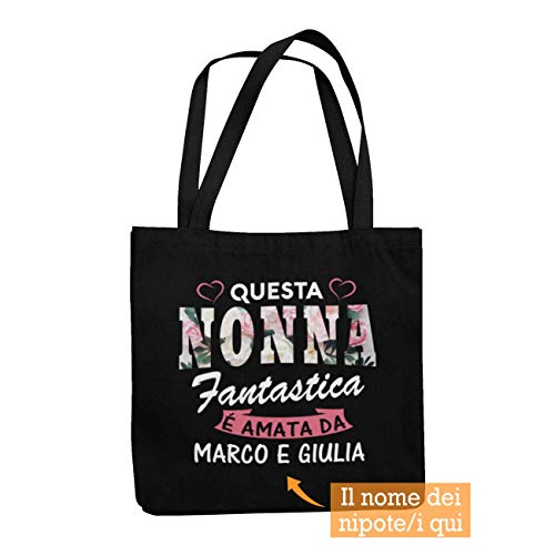 Vulfire Borsa shopper riutilizzabile Nonna