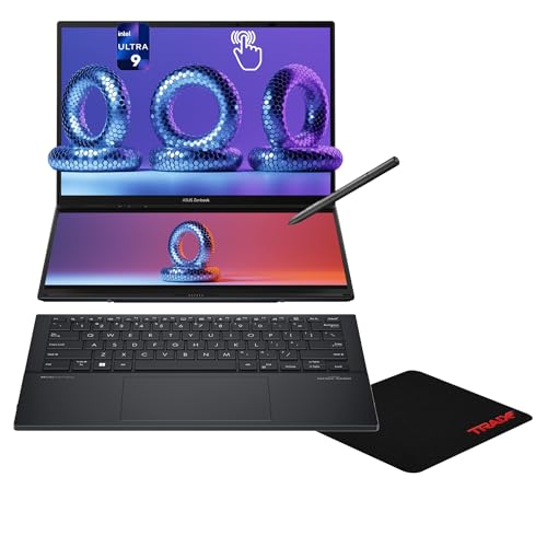 Image of ASUS Zenbook Duo Dual Laptop, Intel Ultra 9-185H, 16 GB LPDDR5X RAM, 2 TB PCIe SSD, 14