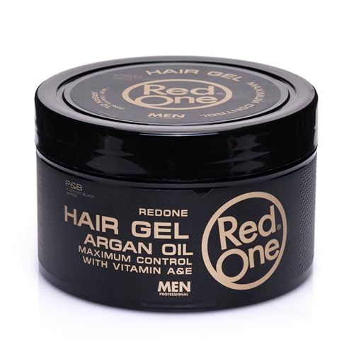 Redone Gel coiffant à l'huile d'argan 400 ml - Gel coiffant ultra puissant avec panthénol et vitamine E