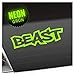 Kiwistar Beast 20 x 6 cm IN 15 Farben - Neon + Chrom! Sticker Aufkleber