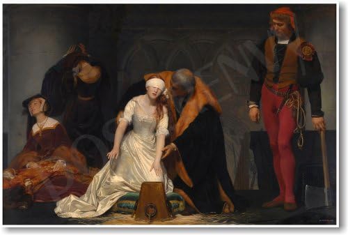 The Execution of Lady Jane Grey - Paul Delaroche 1833 - NEW Fine ...
