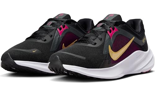 Nike WMNS Quest 5, Low Women, Black Metallic Gold Dk Smoke Grey, 4.5 UK - Image 5