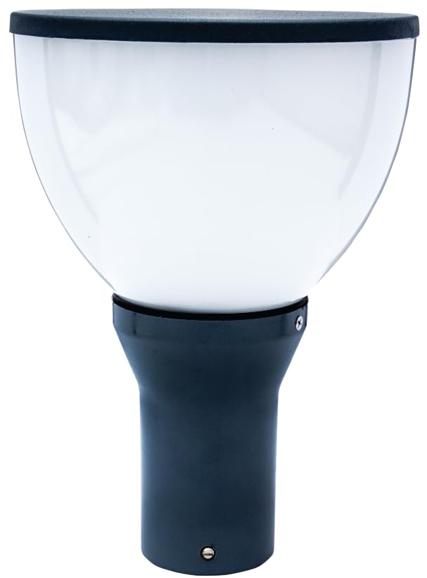 GL 1138 L PLUMP HORIZON LED Gate Light| With SMD LED & Philip Driver, 10w SMD LED, Diffused Glass With Grey Body | Gardens, walkways, driveways, sidewalks, landscaping and outdoor areas.