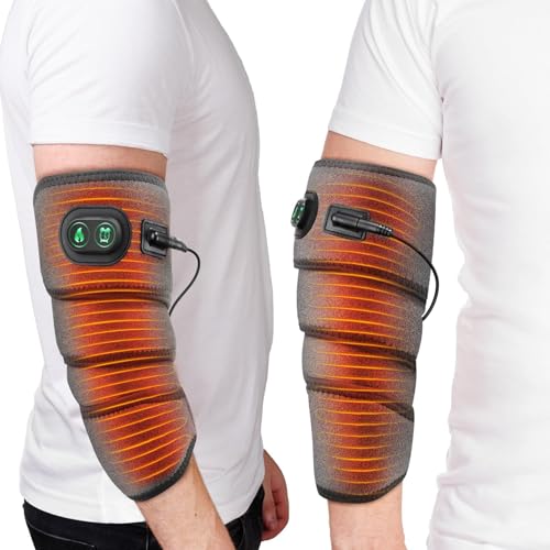 Heating Pad for Arm Heated Arm Sleeve Arm Heating Pad Heated Elbow Sleeve with 78 Long Power CordGrey