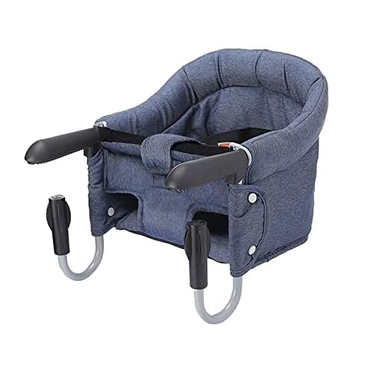 Hook On High Chair, Hoomall Safe Fast Table Chair, High Load Design Fold Flat Storage Attachable Table Tight Fixing Convenient Removable Seat