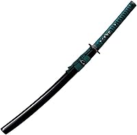 Vista 2 de Cold Steel - Espada japonesa de samurái libélula, de acero al carbono 1060, piel de raya, wakazashi