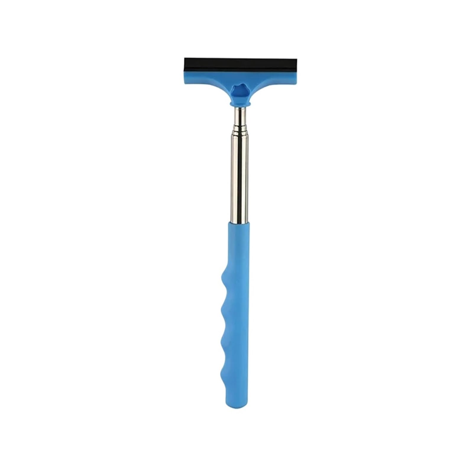 TRRYUIP Side Mirror Squeegee Car Telescopic Rearview Mirror Wiper Squeegee Window Handheld Side Cleaning Tool Mini Automotive(Blue)