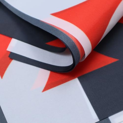 Image of AZ FLAG Templar Baussant 6 meters BUNTING Flag 20 flags 9'' x 6'' - catholic STRING flags 15 x 21 cm