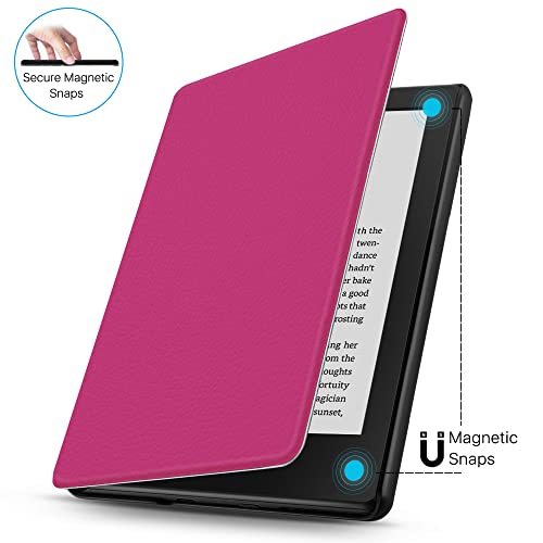 Tnp Case For Kindle 10Th Generation - Slim & Light Smart Cover Case With Auto Sleep & Wake For Amazon Kindle E-Reader 6" Display, 10Th Generation 2019 Release (Hot Pink) #TOP4