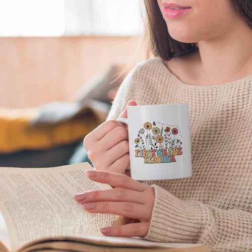 Taza de Cerámica Floral para Maestros 11 Onzas miniatura 5