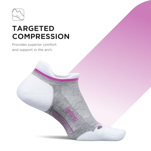 Image of Feetures Elite Golf Max Cushion Tab Ankle Socks - Sport Sock with Targeted Compression