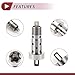 HEROFFIX 1 Pc Camshaft Adjuster Control Valve for Mercedes-Benz SLK250 2012-2015 for Mercedes-Benz C250 2012-2015 Base 1.8L No.A2710500478